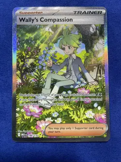 Wally's Compassion 186/132 Pokemon Mega Evolution Special Illustration Rare - Image 1