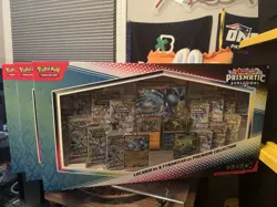 3x Pokemon Prismatic Evolutions Lucario/ Tyranitar Premium Collection SAM'S CLUB - Image 1