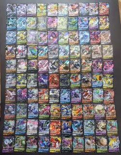 100 Lot Pokemon Chinese V RR Charizard Rayquaza Gengar Umbreon #2 J05 - Image 1