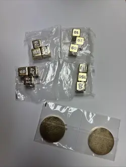 NEW Pokemon TCG Gold Metal Dice & Damage Counter Coins - Charizard - Image 5