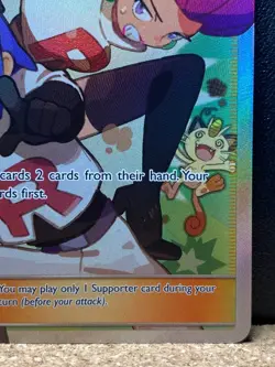 Pokemon Jessie & James Sun & Moon Hidden Fates Full Art #68 MP - Image 4