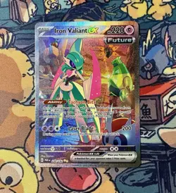 Pokemon Scarlet & Violet / Paradox Rift Iron Valiant Ex SIR 249/182 Nm-Mint !!! - Image 1