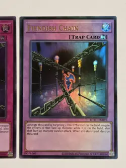 Fiendish Chain LCKC-EN095 FADED Holo Foil Bleed Yugioh Ultra Rare Unlimited Mint - Image 3
