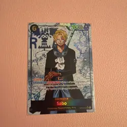 Sabo Alt Art ENGLISH SEC OP13-120 One Piece Carrying On His Will Card NM - Image 1