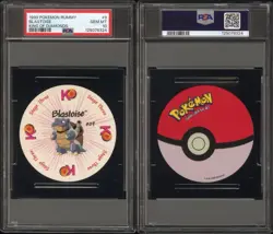 Blastoise Pokemon Card Rummy Playing Card Poker K Diamonds 1999 Nintendo PSA 10 - Image 3