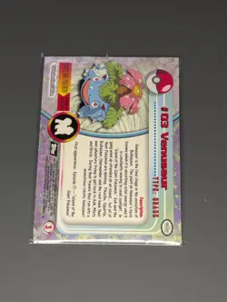 Pokemon Card - #03 Venusaur HOLO | BLACK LOGO | Topps Pokemon Series 1 - Image 2