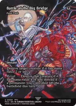 ~ Battle at the Big Bridge - Fatal Push (Showcase) ~ NM Foil ~ ~ MTG ~ - Image 1