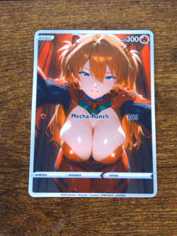 Beautiful Waifu Card - Asuka - Goddess ACG Custom DIY Fan Art Card - Image 1