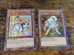 YU-GI-OH 2 CARD QCR LOT RESCUE CAT & RYKO LIGHTSWORN HUNTER NM - Image 1