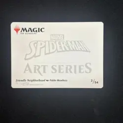Friendly Neighborhood Art Card Art Series 2/54 MTG Marvel's Spider-Man (ASSPM) - Image 3