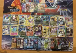 Pokemon Card Full Art Alt Art Fire Jirachi Tyranitar Dragonite Umbreon - Image 1