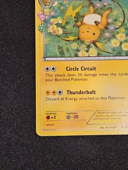 Raichu RC9/RC32 Pokemon Generations Radiant Collection Uncommon Card 2016 LP - Image 4