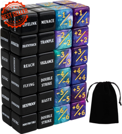 48 MTG Dice Counters + 1 Life Counter for Magic the Gathering TCG Card Game - Image 1