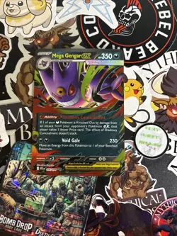 Mega Gengar EX - 056/094 PFL - Phantasmal Flames Near Mint Card - Image 1