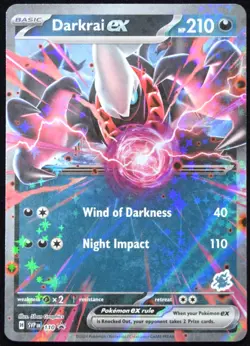Pokemon TCG Darkrai ex SVP 110 2024 Battle Academy Black Star Promo Card - LP - Image 1