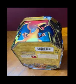 2014 POKEMON TRADING CARD TIN BLASTOISE ON FRONT - TIN EMPTY - Image 5