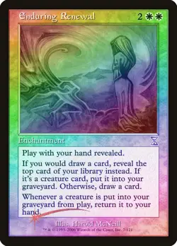 Enduring Renewal FOIL Time Spiral - Timeshifted PLD Special CARD ABUGames - Image 1