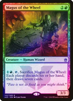 Magus of the Wheel FOIL Masters 25 NM Red Rare MAGIC GATHERING CARD ABUGames - Image 1