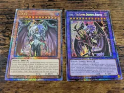 YU-GI-OH 2 CARD LOT YUBEL & YUBEL LOVING DEFENDER QCR & STARLIGHT - Image 1