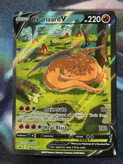 Pokemon TCG Charizard v SWSH260 Holo Rare Card Sword & Shield Promo - Image 1