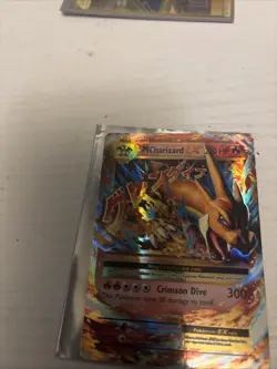 Pokemon TCG Mega Charizard EX Holo Trading Card XY Evolutions 13/108 - Image 1