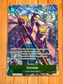 One Piece Card Game Smoker (Parallel) OP10-030 Super Rare NM English - Image 1