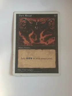 MTG magic cards 1x Dark Ritual 5th Edition Moderate Play, English - Image 1