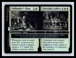 MTG Dollmaker's Shop Porcelain Gallery Duskmourn #004 Foil Mythic Magic TCG NM - Image 1