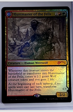 2022 MTG Magic The Gathering SLD Secret Lair Sketch Foil Huntmaster of the Fells - Image 1