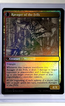 2022 MTG Magic The Gathering SLD Secret Lair Sketch Foil Huntmaster of the Fells - Image 2