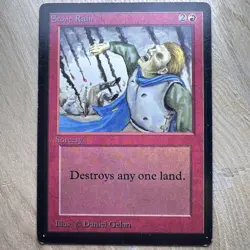 MTG Magic The Gathering- Beta - Stone Rain - Great Condition - Image 1