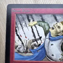 MTG Magic The Gathering- Beta - Stone Rain - Great Condition - Image 2