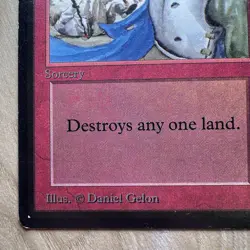 MTG Magic The Gathering- Beta - Stone Rain - Great Condition - Image 5