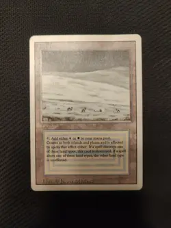MTG Tundra Damaged English Revised Edition Reserved List - Image 2