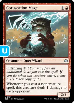 MTG Coruscation Mage BLB U Creature Otter Wizard NM - Image 1