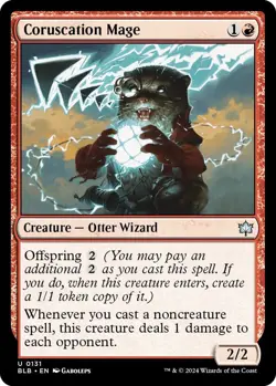 MTG Coruscation Mage BLB U Creature Otter Wizard NM - Image 2