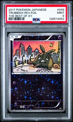 Trubbish 049/171 Pokemon The Best Of XY Japanese PSA 9 Mint - Image 1