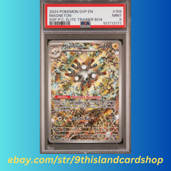 Pokemon SVP EN SV ETB Black Star Promo #159 Magneton PSA 9 MINT - Image 3