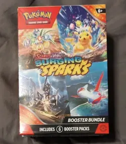Pokemon TCG Lot Of (2), (1) Surging Sparks Booster Bundle, (4) Booster Packs - Image 3