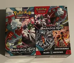 EMPTY Pokemon Paradox Rift Booster Bundle NO PACKS - Image 1