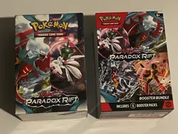 EMPTY Pokemon Paradox Rift Booster Bundle NO PACKS - Image 2