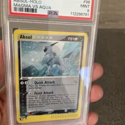 Absol Holo PSA 9 Pokemon 2004 EX Team Magma v Team Aqua Box Topper 96/95 - Image 5