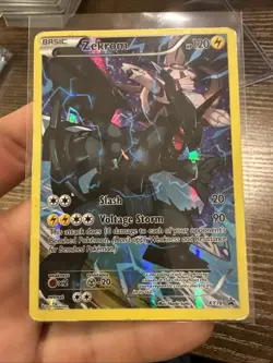 Pokemon TCG Zekrom XY76 Black Star Promo Holo Full Art DMG - Image 1