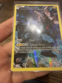 Pokemon TCG Zekrom XY76 Black Star Promo Holo Full Art DMG - Image 3
