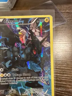 Pokemon TCG Zekrom XY76 Black Star Promo Holo Full Art DMG - Image 4