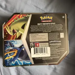 Pokemon TCG V Strikers Tin TYRANITAR V Full Plastic Seal NEW - Image 2