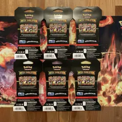 Pokemon TCG Mega Evolution (6) Sleeved Booster Pack Sealed New - Image 2