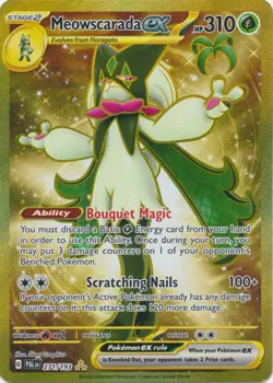 Lightly Played Meowscarada ex - 271/193 - Hyper Rare Pokemon Paldea Evolved - Image 1