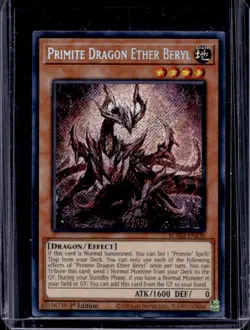 2025 Yu-Gi-Oh! Supreme Darkness Primite Dragon Ether Beryl Ultra Rare #EN015 - Image 1