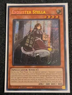 Yugioh Exosister Stella Prismatic Secret Rare MP23-EN253 1st Ed Near Mint - Image 1